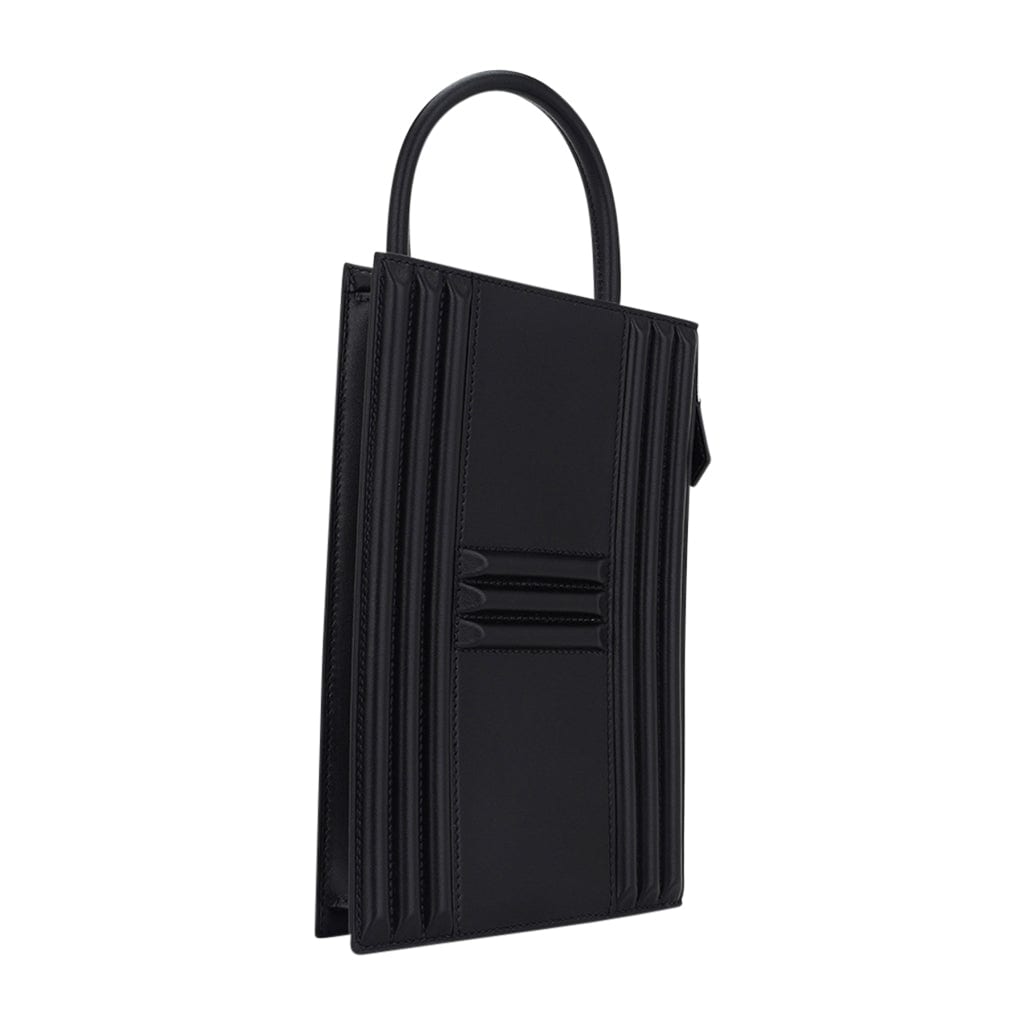 Limited Edition Cadena Bag Black Tadelakt Leather