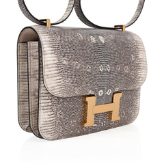 Constance Bag 18 Ombre Lizard Gold Hardware New w/ Box