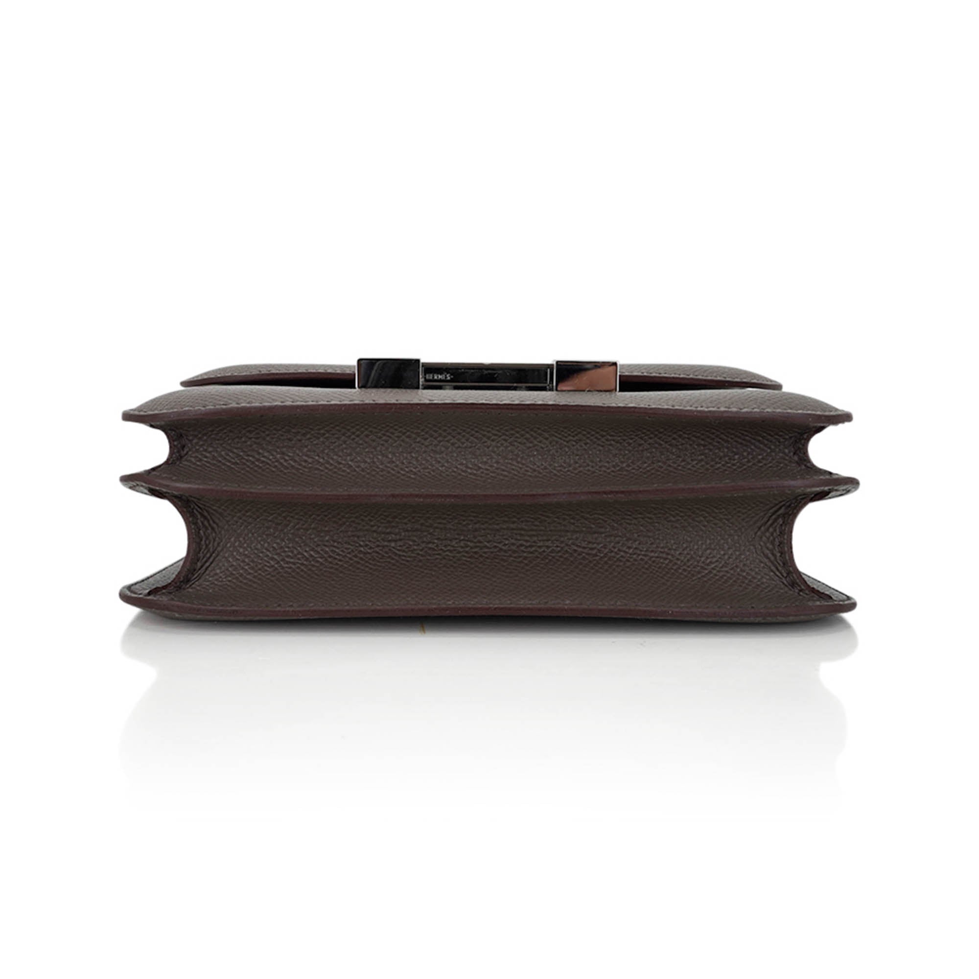 Mini Constance 18 Bag Etain Epsom Leather with Palladium Hardware