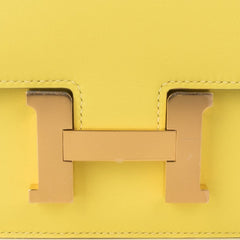 Mini Constance 18 Bag Lime Swift with Gold Hardware