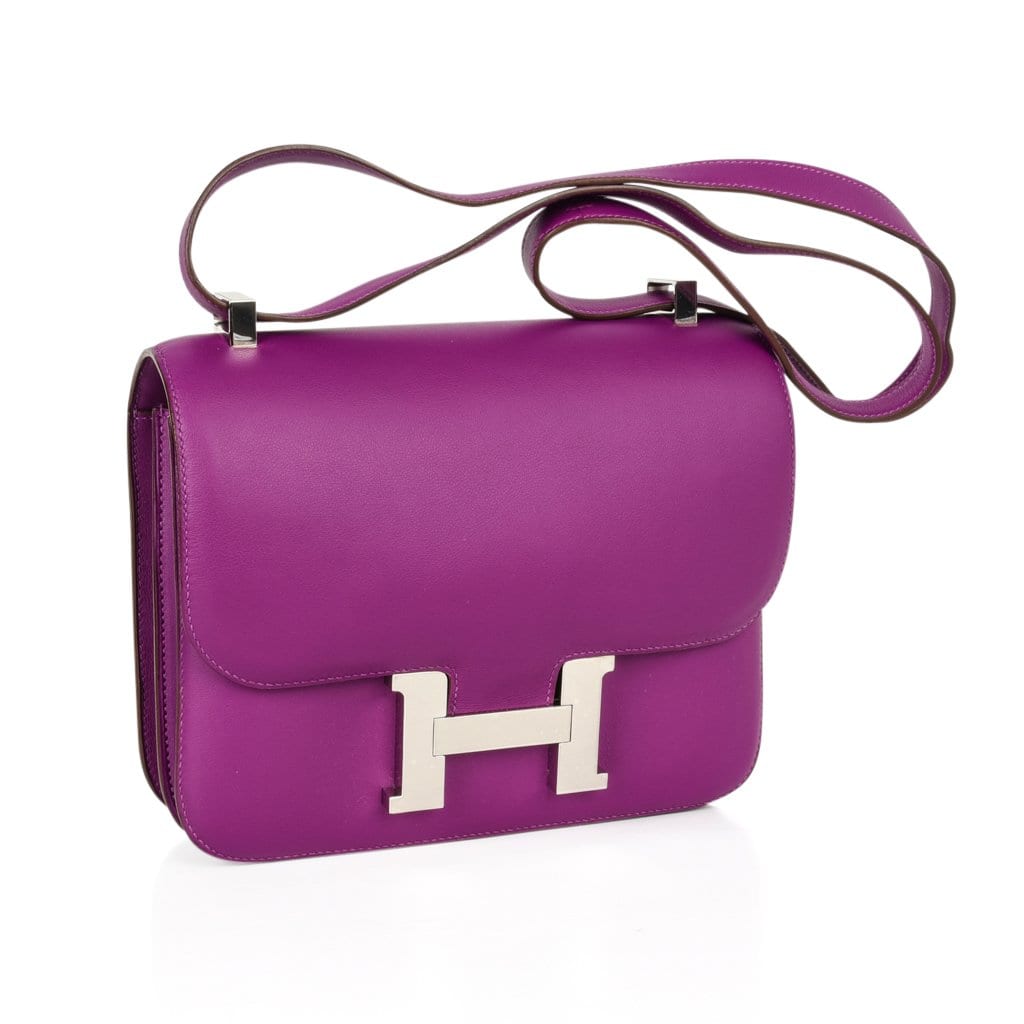 Constance 24 Bag Anemone Swift Leather with Palladium Hardware
