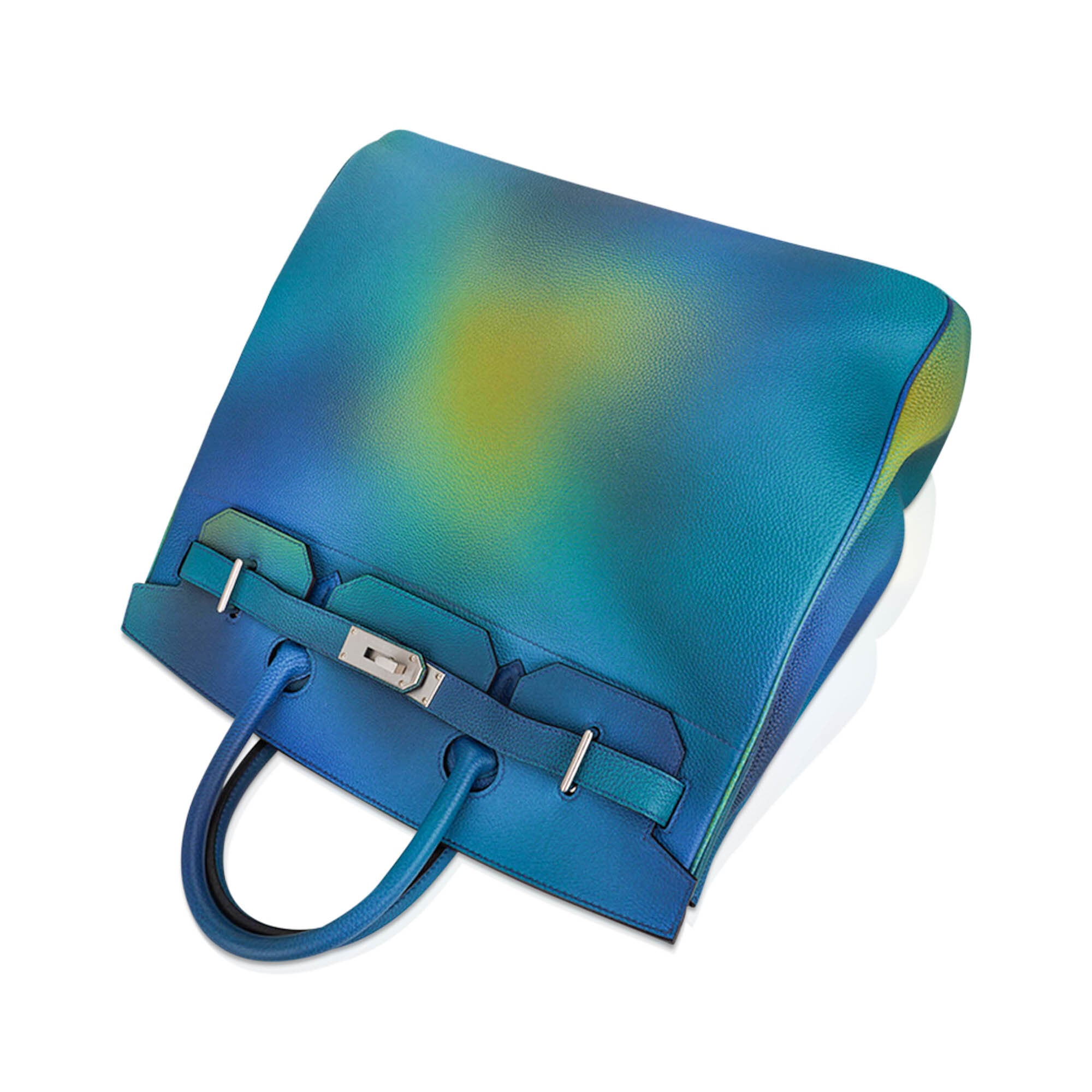 Hac Cosmos Hac 40 Bag Blue Nuit Jaune de Naples Limited Edition