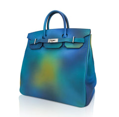 Hac Cosmos Hac 40 Bag Blue Nuit Jaune de Naples Limited Edition