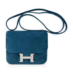 Constance Bag 18 Blue Ocean Doblis Palladium Limited Edition