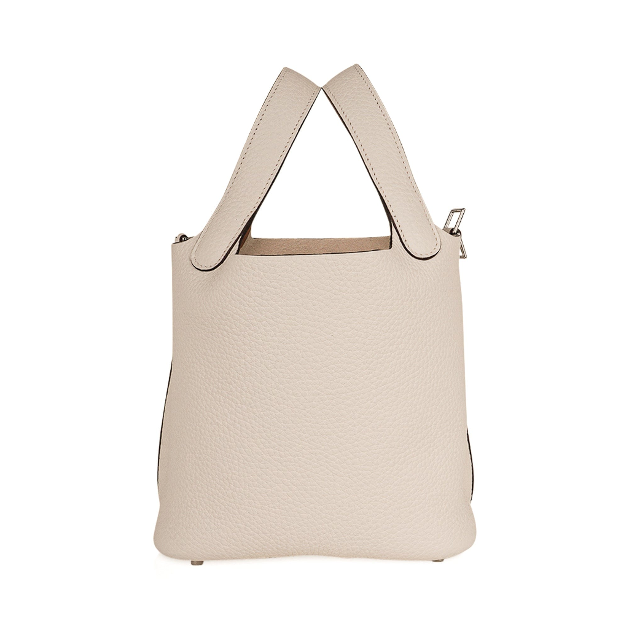 Picotin Lock Eclat 18 Bag Nata / Sesame Tote Clemence Palladium