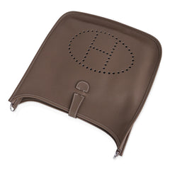Evelyne GM Bag Etoupe Clemence Leather with Palladium Hardware