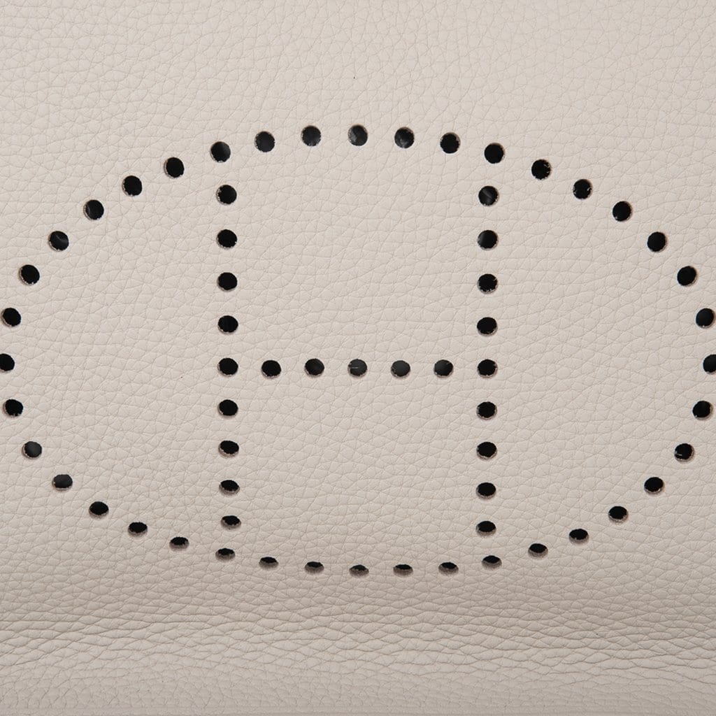 Evelyne PM Bag Beton Palladium Hardware Clemence Leather