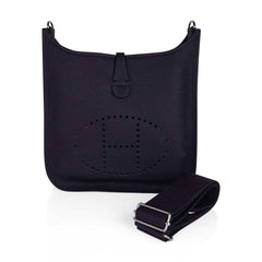 Evelyne PM Bag Bleu Nuit Clemence Palladium Hardware
