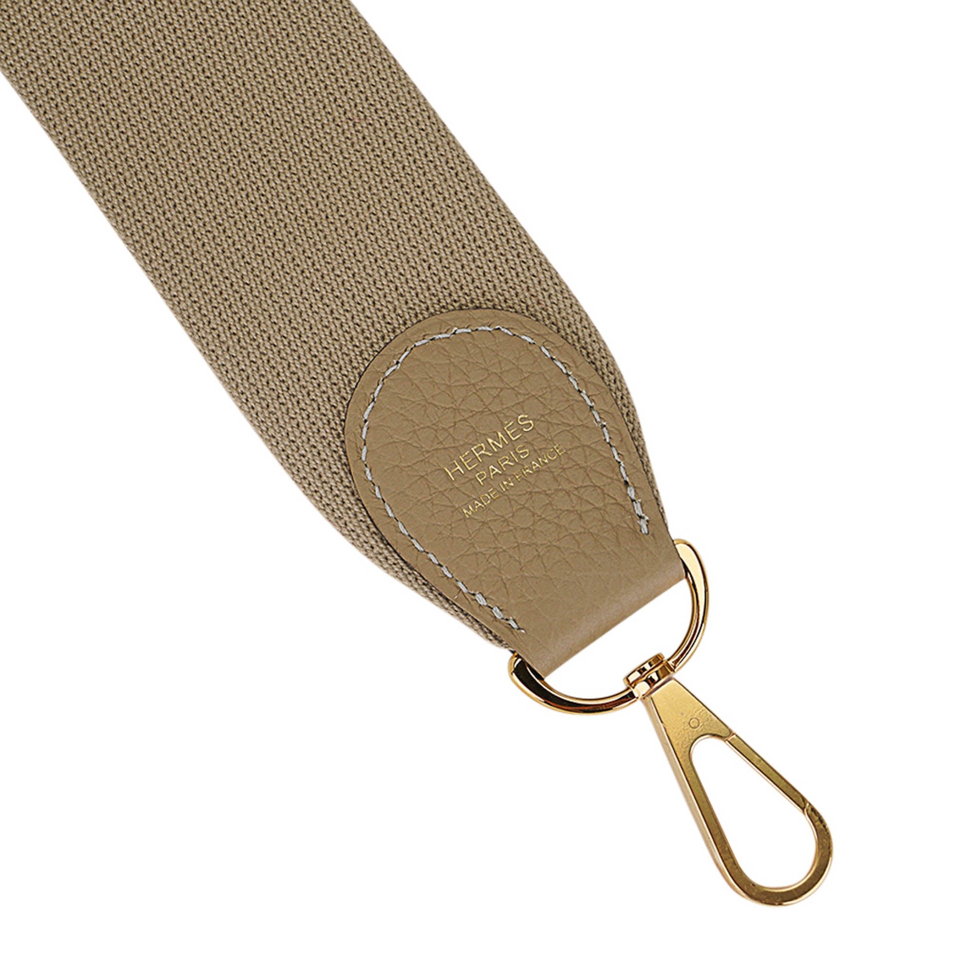 Evelyne PM Trench Bag Clemence Leather with Gold Hardware