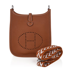 Evelyne TPM Amazone Bag Gold Taurillon Maurice Palladium