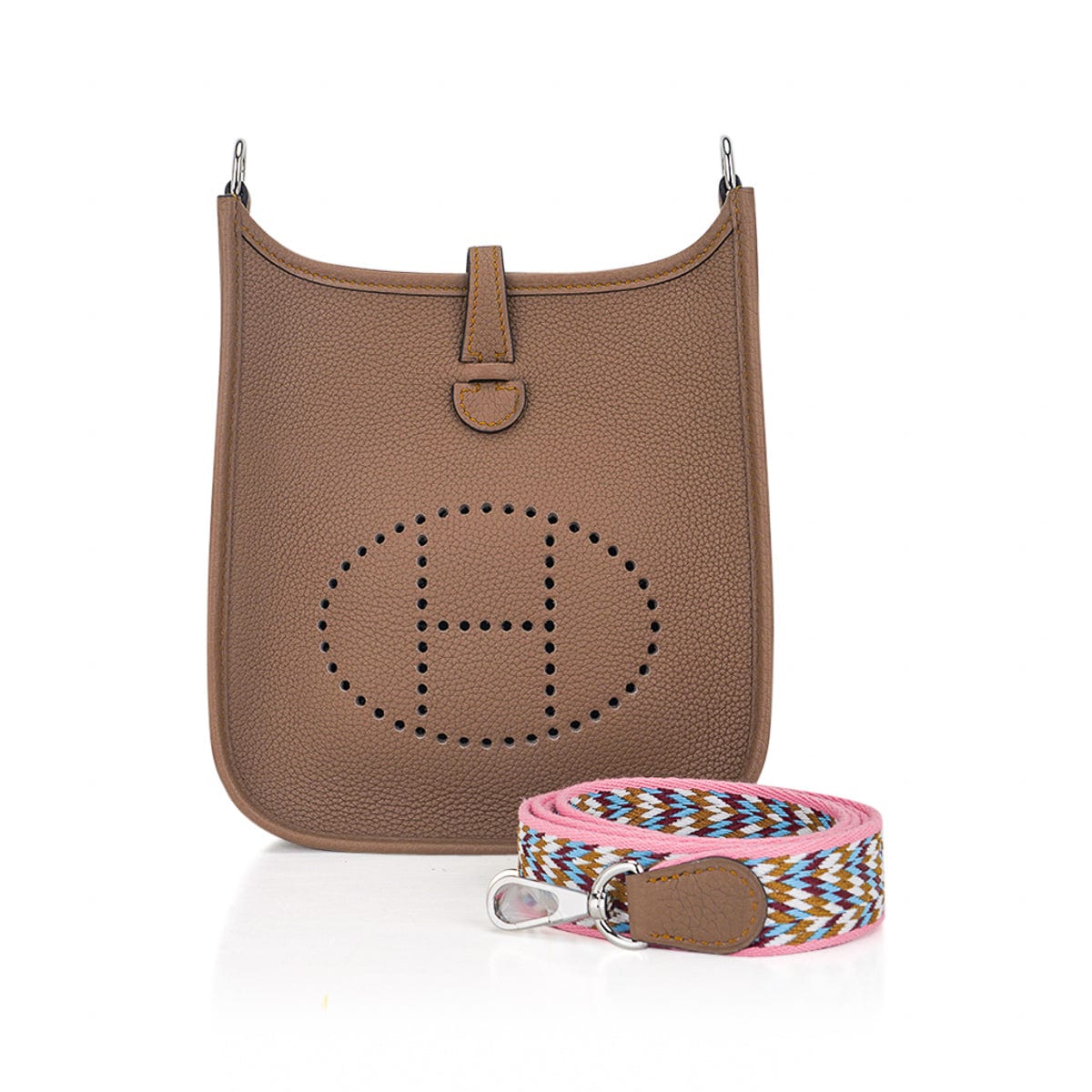 Mini Evelyne TPM Bag Beige de Weimar Amazone with Palladium Hardware