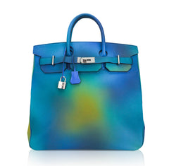 Hac Cosmos Hac 40 Bag Blue Nuit Jaune de Naples Limited Edition