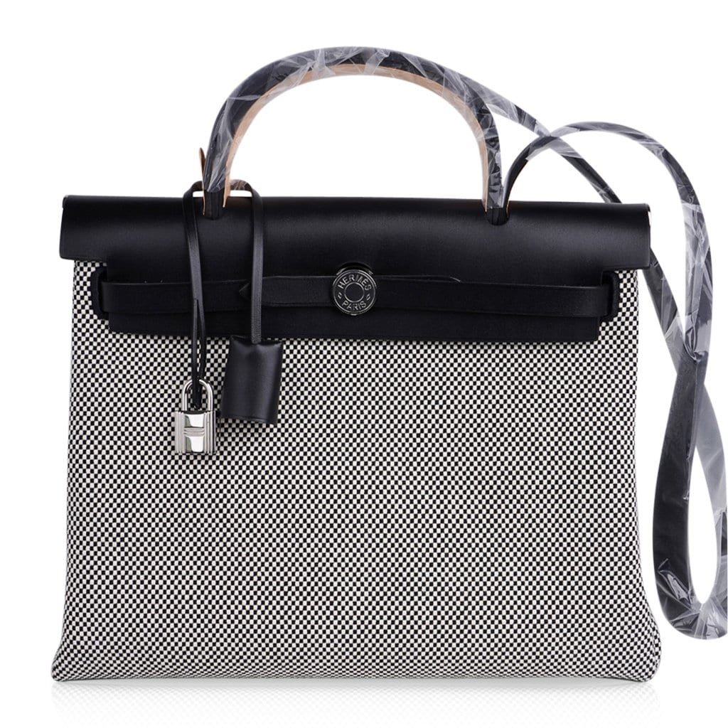 Herbag Zip H Toile 31 / Black Vache Hunter Leather New w/Box