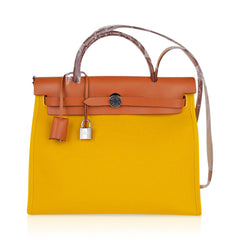 Herbag Zip Retourne 31 Jaune de Naples Canvas Vache Hunter Palladium