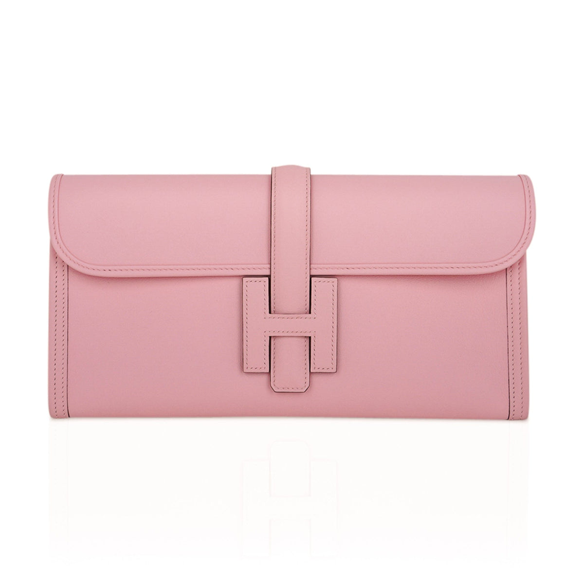 Jige Elan 29 Rose Sakura Clutch Bag Swift Leather
