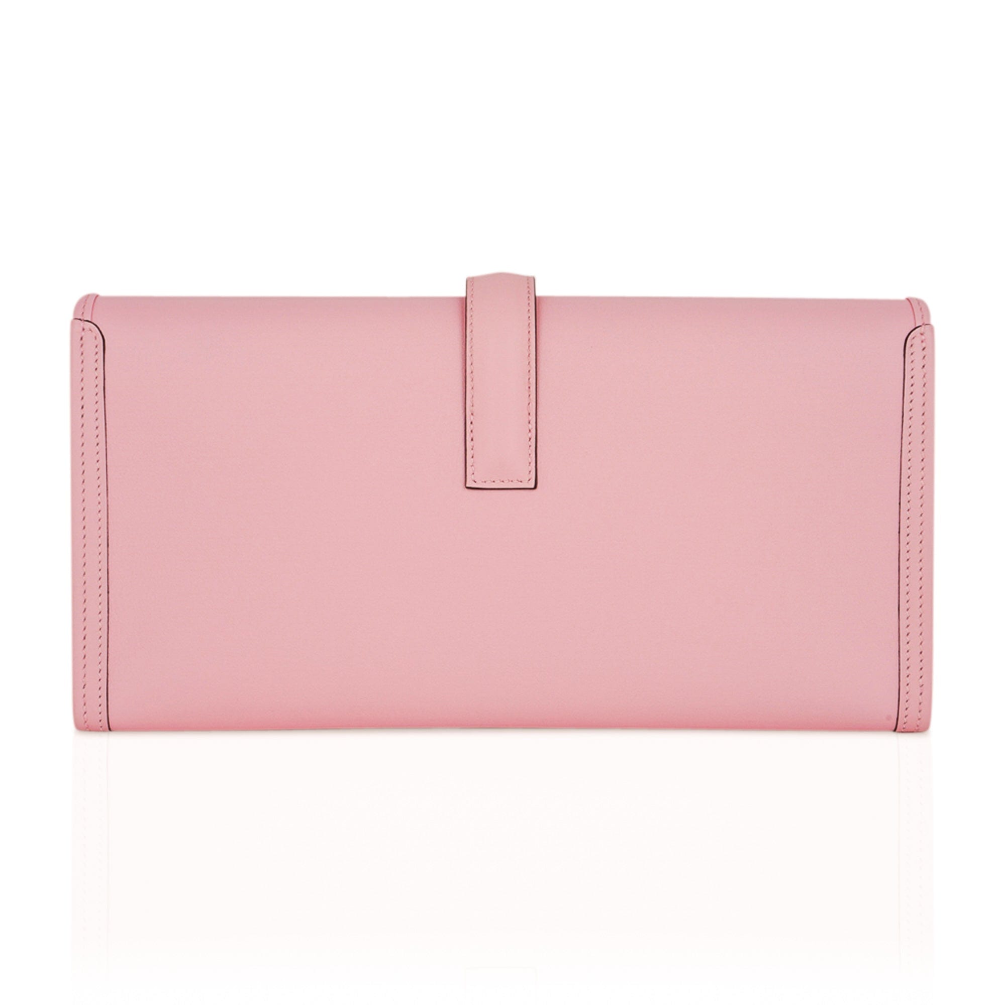 Jige Elan 29 Rose Sakura Clutch Bag Swift Leather