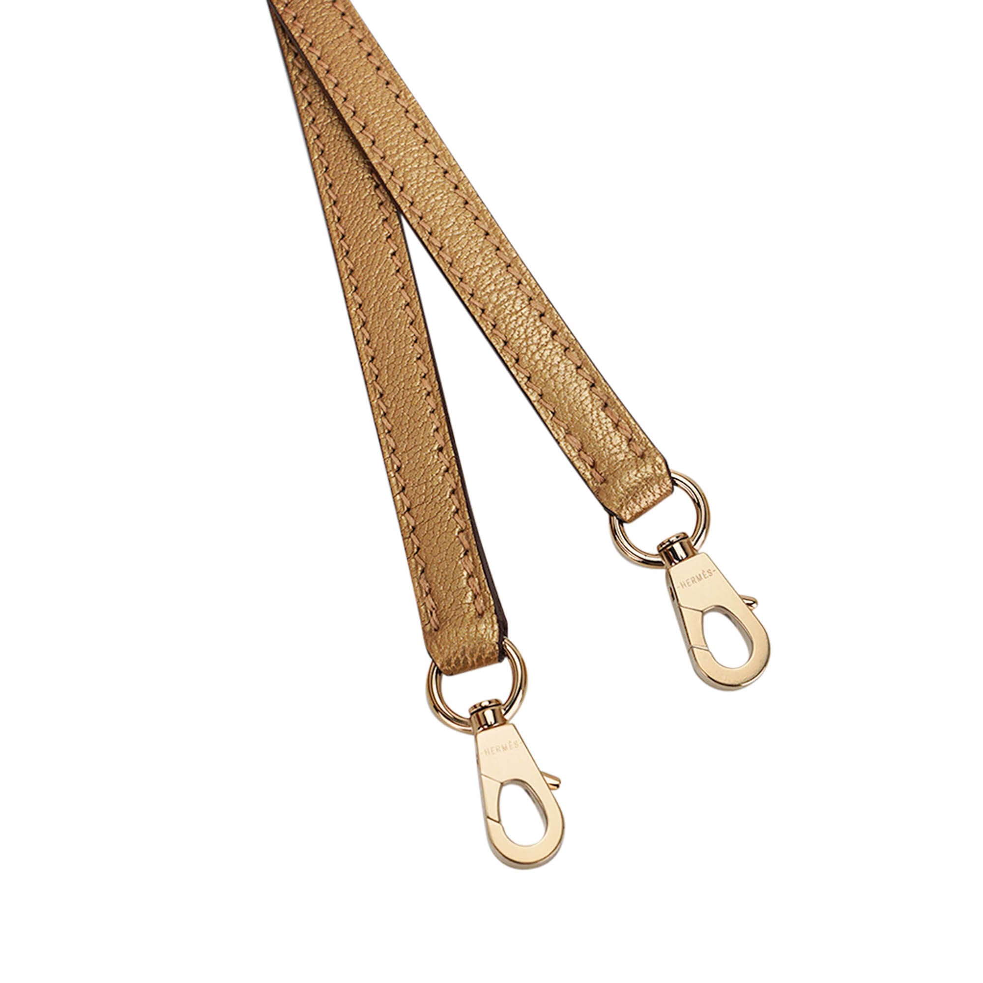 Kelly Sellier 20 Metallic Dore Chevre Chamkilight Permabrass Hardware