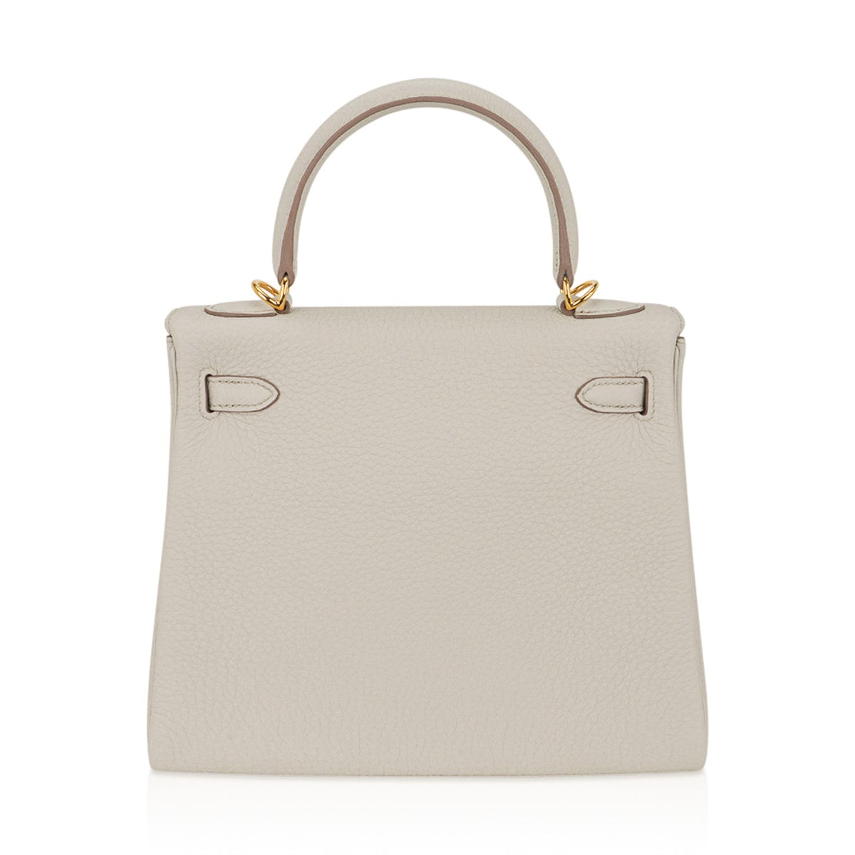 Kelly 25 Retourne Bag Beton Togo Leather with Gold Hardware