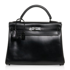 Kelly 32 So Black Bag Box Leather Limited Edition