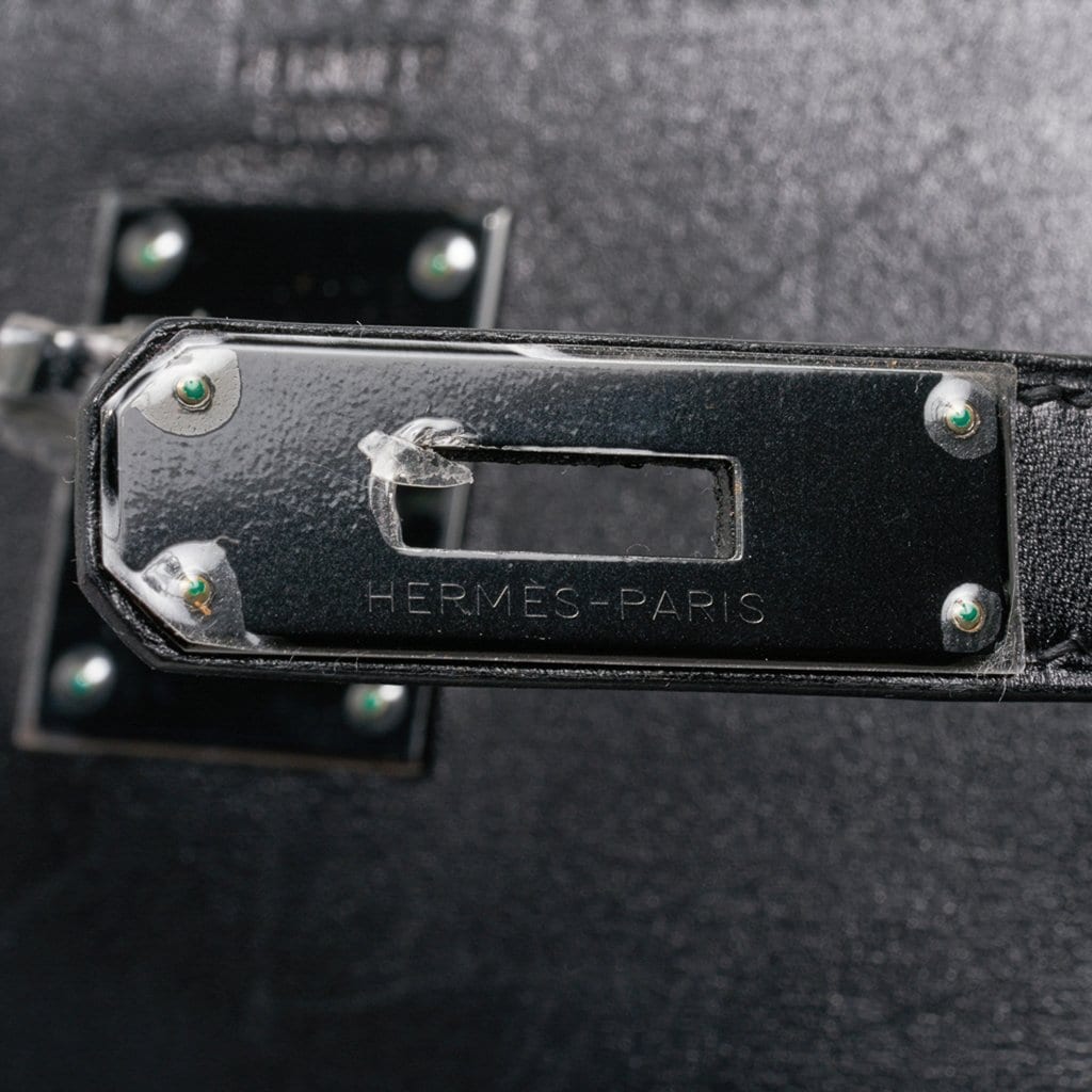 Kelly 32 So Black Bag Box Leather Limited Edition