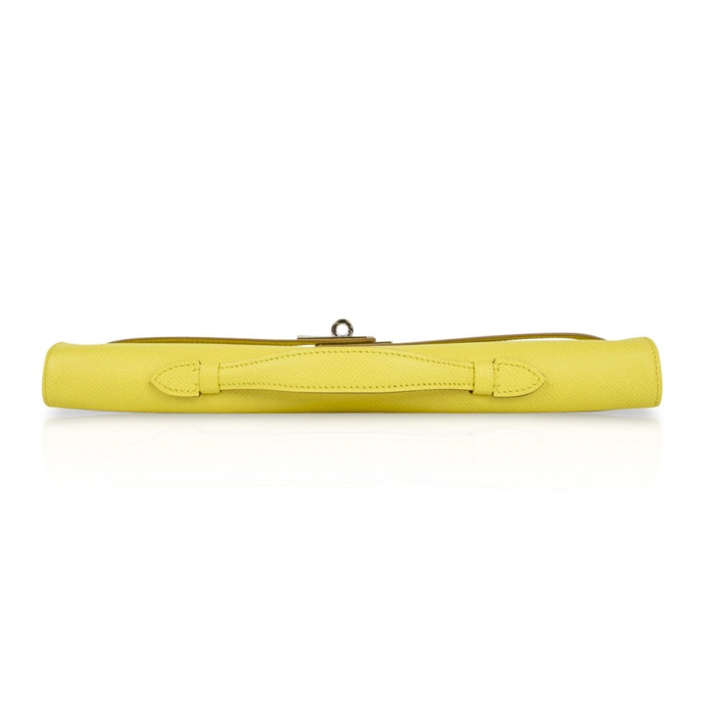 Kelly Cut Bag Clutch Souffre Rare to Find Epsom Leather
