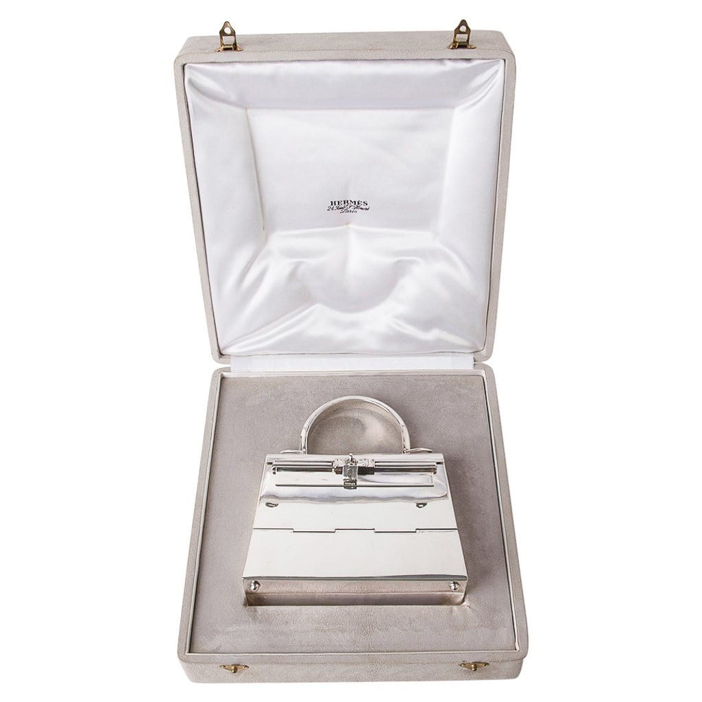 Kelly 15 Bag Sterling Silver Vintage Limited Edition Chaine D’Ancre Strap