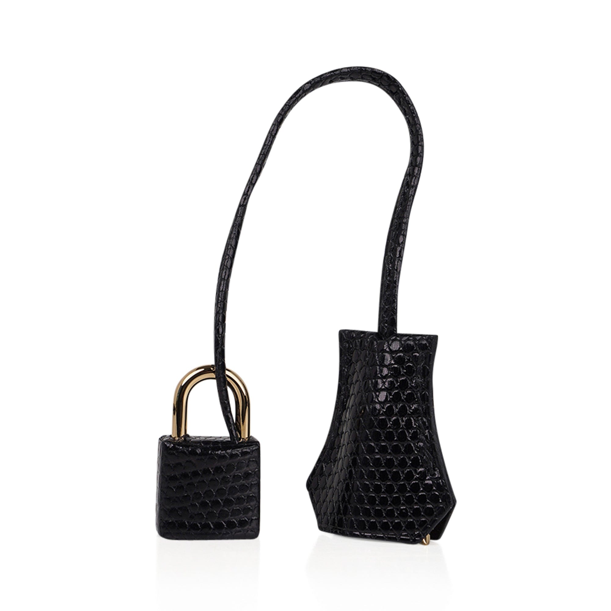 Kelly Touch 25 Retourne Bag Black Lizard / Togo Permabrass Hardware