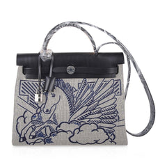 Herbag Zip Pegase Pop PM 31 Toile / Vache Hunter Leather Special Edition