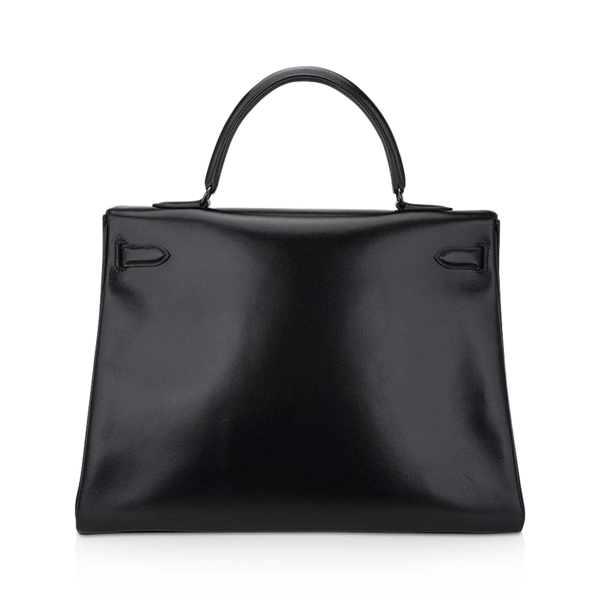 Limited Edition Kelly 32 Bag So Black Box Leather