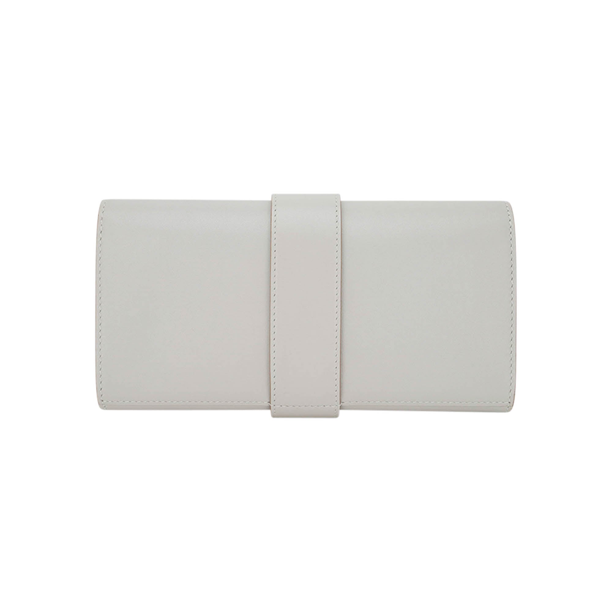 Medor 23 Clutch Bag Gris PerleTadelakt Leather with Palladium Hardware