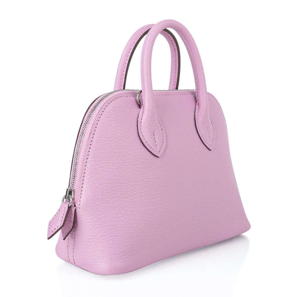 Mini Bolide 1923 Bag Mauve Sylvestre Chevre Leather Palladium Hardware