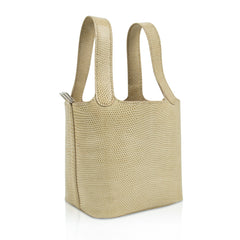 Picotin Lock Micro Mini 14 Bag Lizard Tote Palladium Hardware