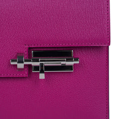 Mini Verrou Chaine Bag Rose Pourpre Chevre Leather