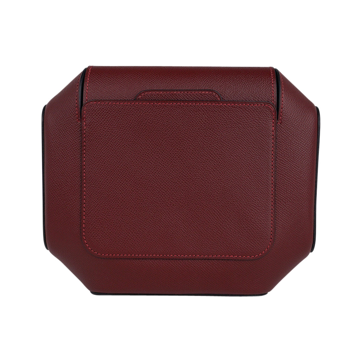 Limited Edition Octogone Pochette Clutch Bag Rouge H Epsom Leather