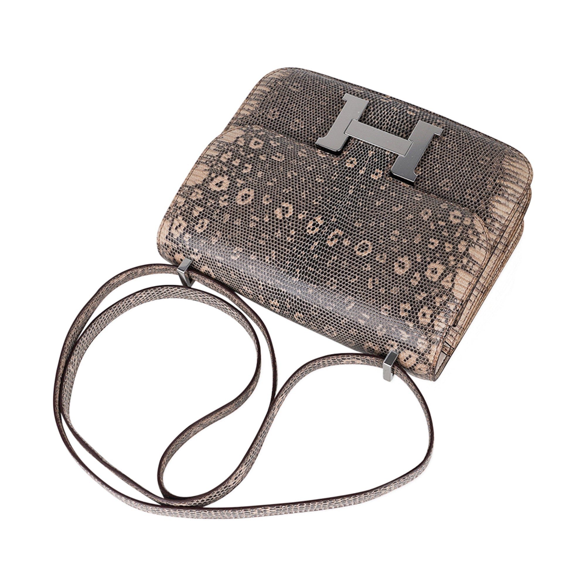 Limited Edition Mini Constance 18  Desert Lizard Palladium Hardware