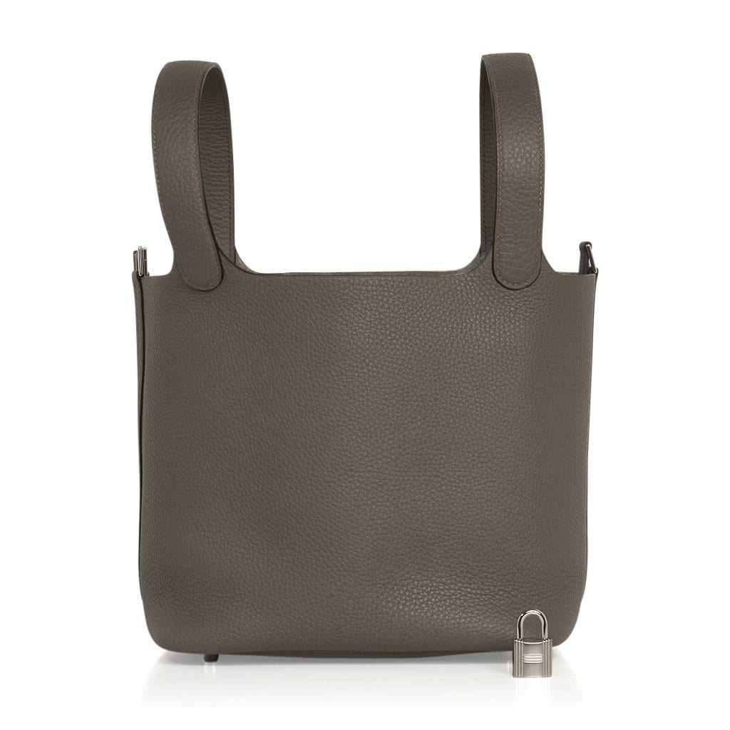 Picotin Lock 22 Bag MM Etain Palladium Hardware