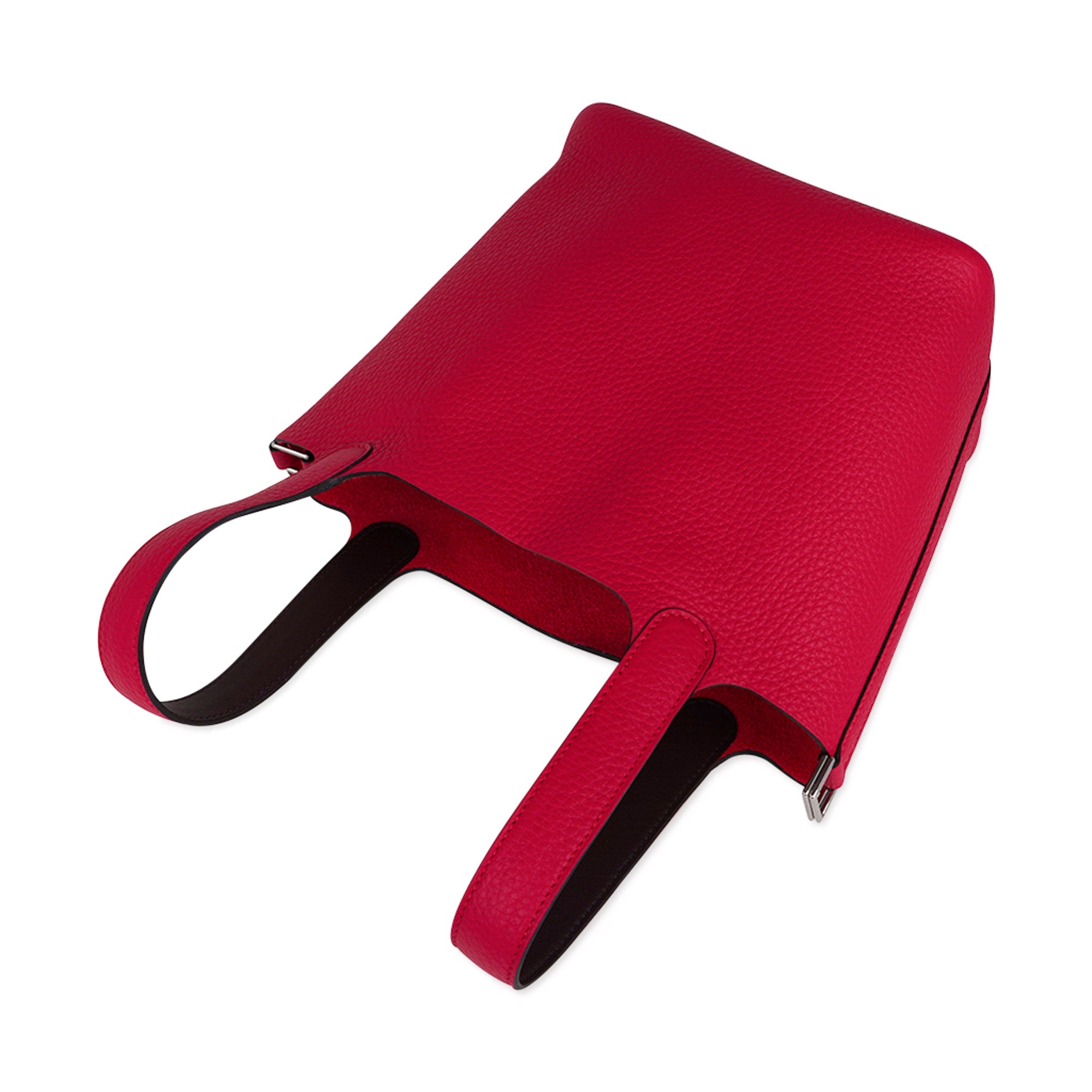 Picotin Eclat Lock 18 Bag Framboise / Rouge Sellier Tote Bag