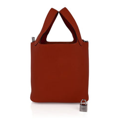 Picotin Lock 18 Bag Cuivre Palladium Hardware Clemence Leather