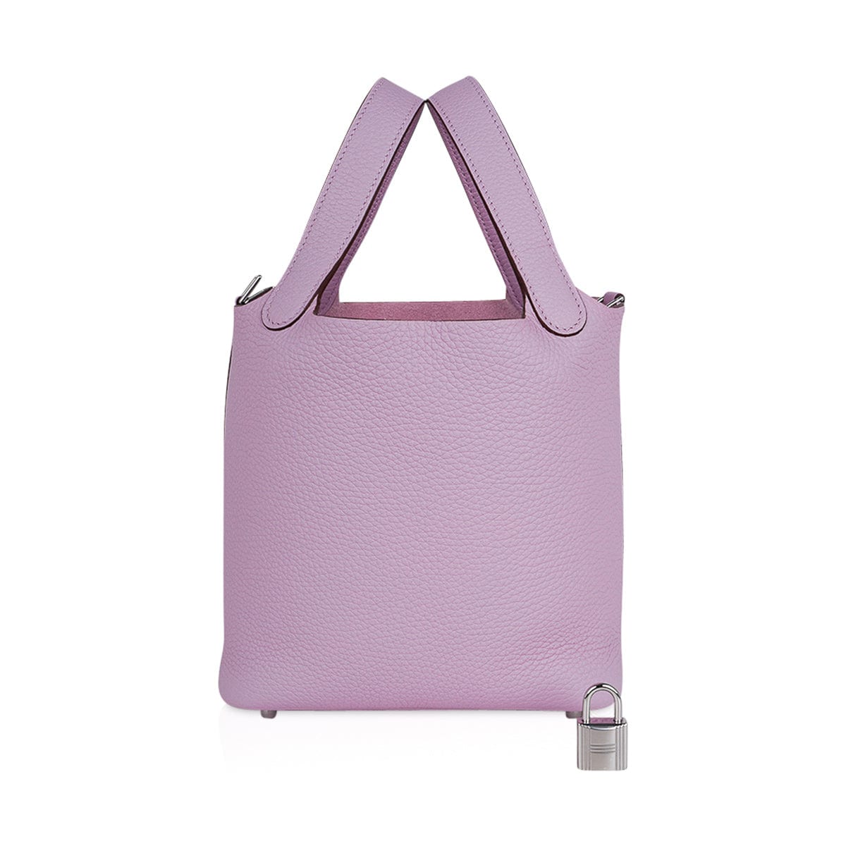 Picotin Lock 18 Mauve Sylvestre Bag Palladium Hardware
