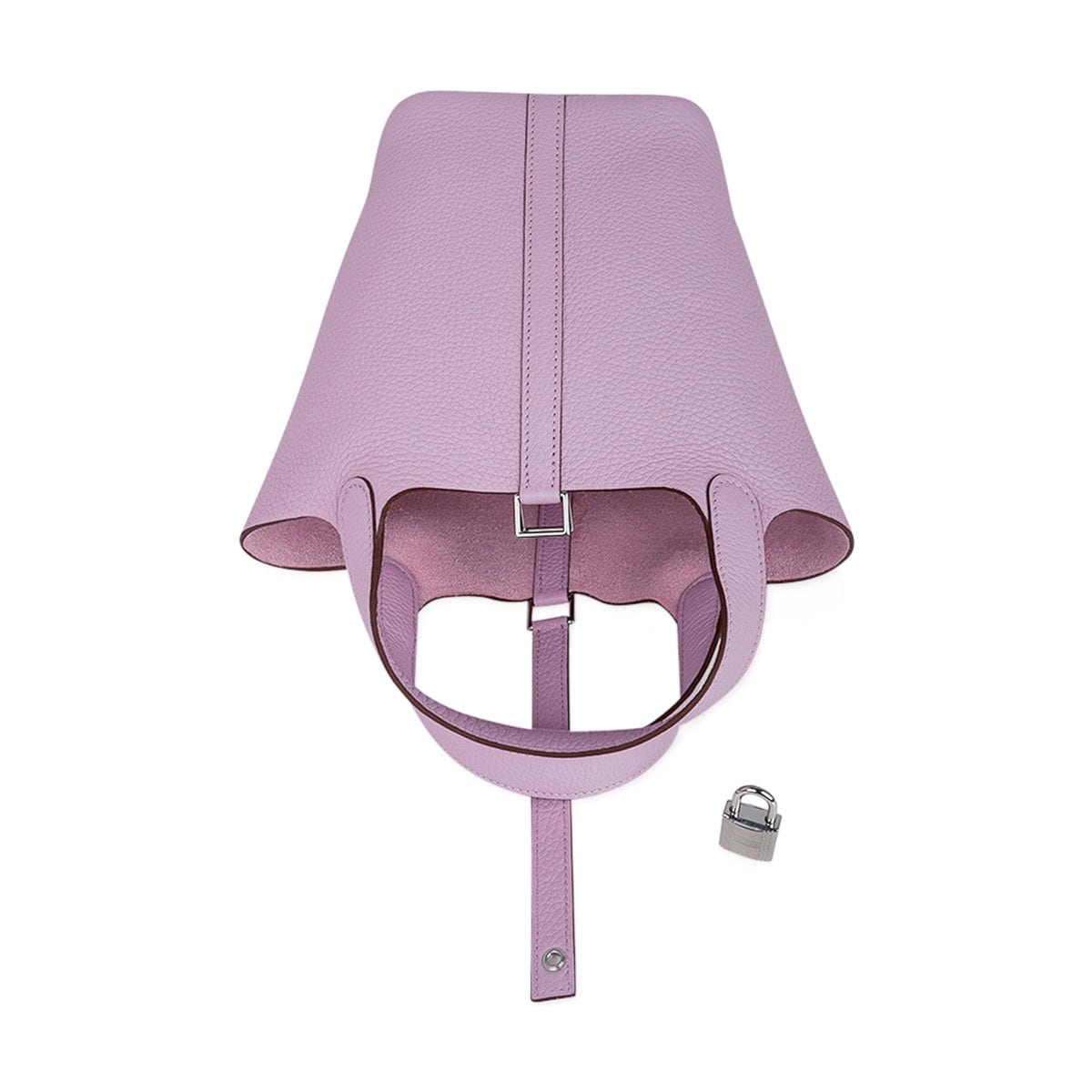 Picotin Lock 18 Mauve Sylvestre Bag Palladium Hardware