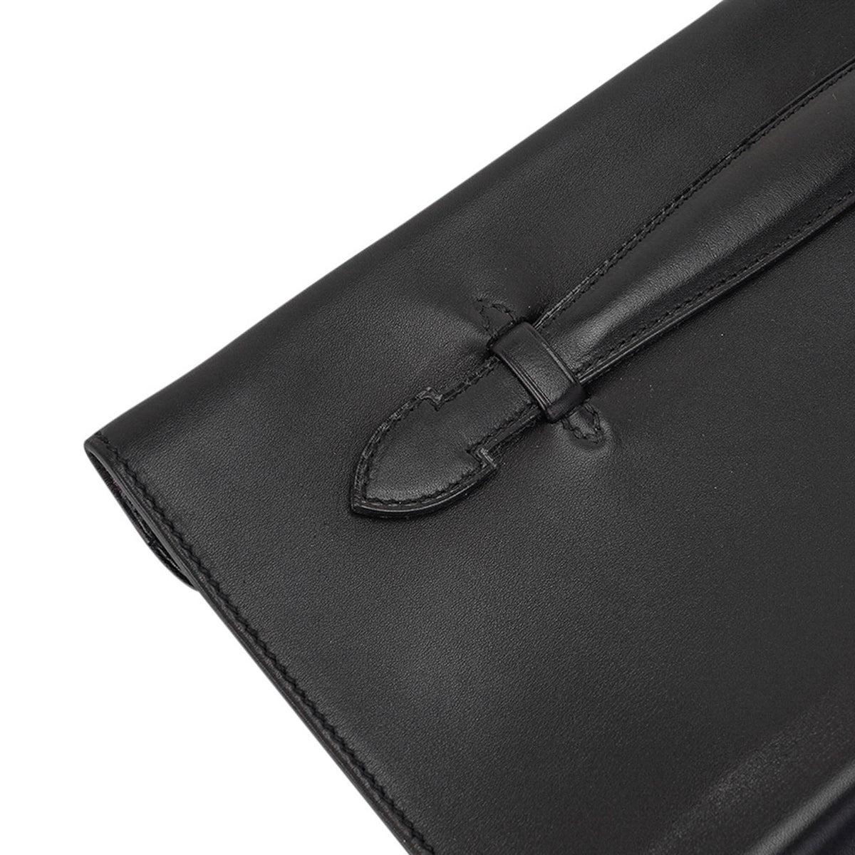 Piplat Clutch Bag Black Evercolor Leather