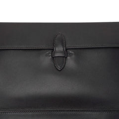 Piplat Clutch Bag Black Evercolor Leather
