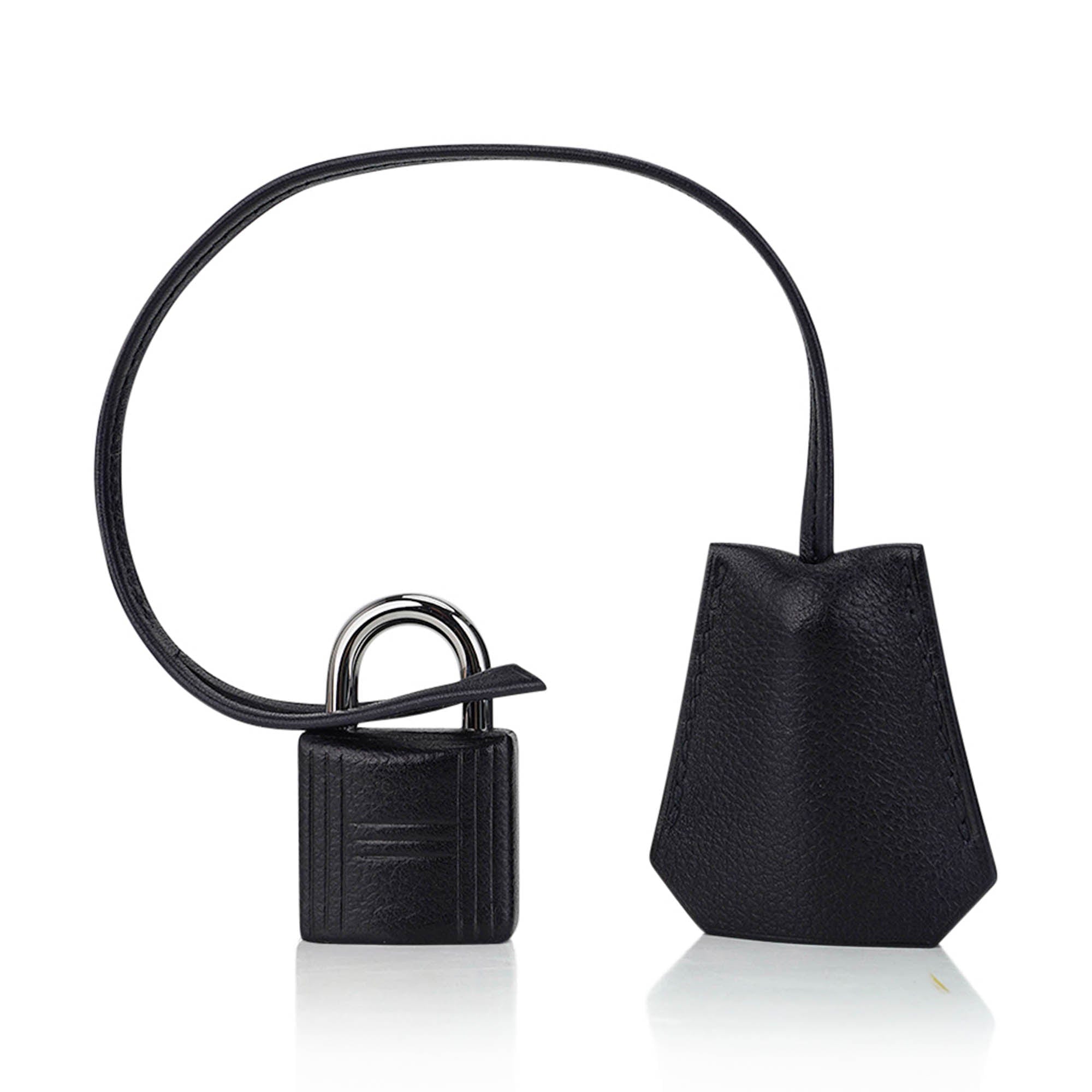 Limited Edition HAC Rock Birkin 40 Bag Black Volupto Leather with Palladium Hardware