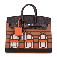 Birkin 20 Sellier Limited Edition Faubourg Bag with Palladium Hardware