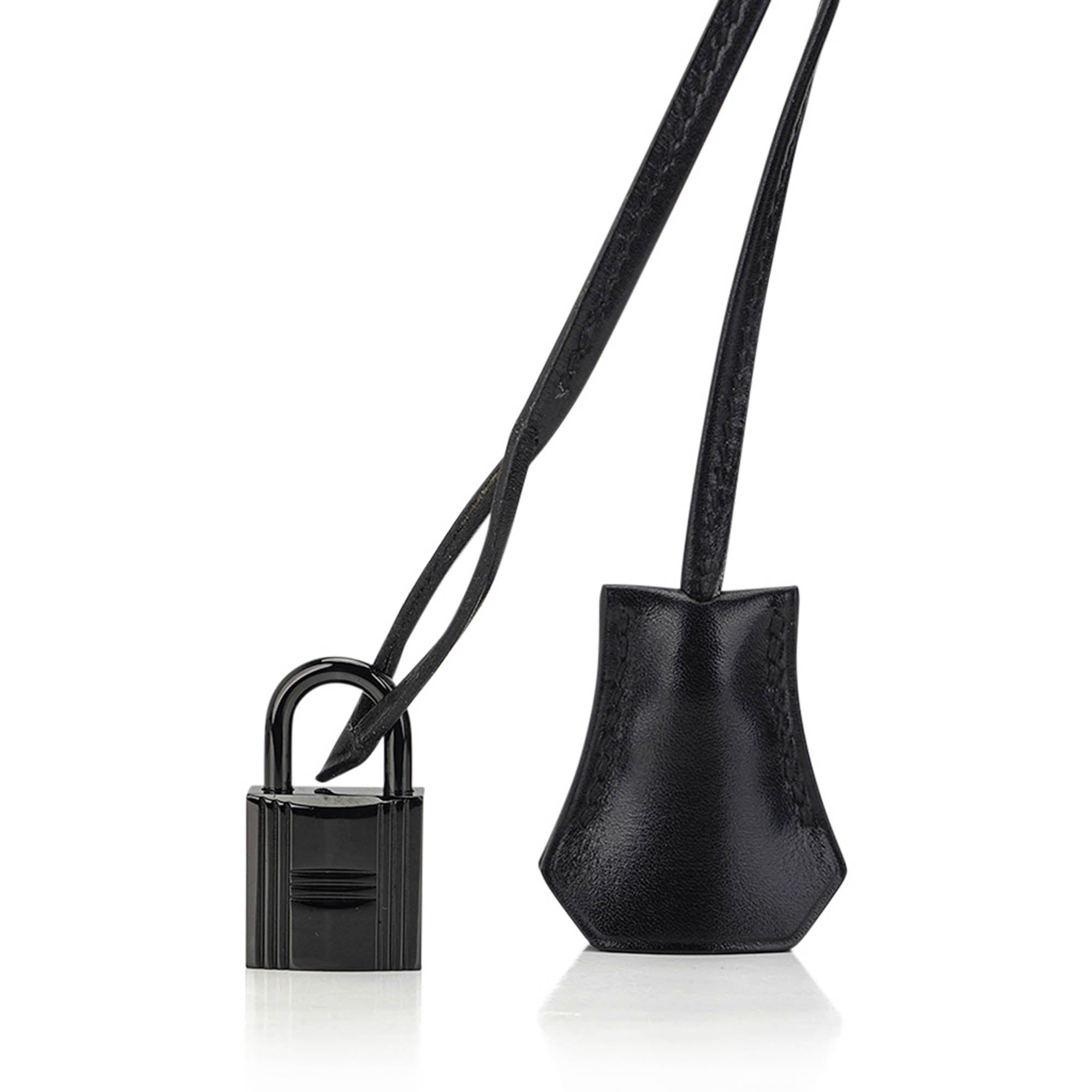 Birkin Limited Edition So Black 35 Bag Box Leather with Black Hardware