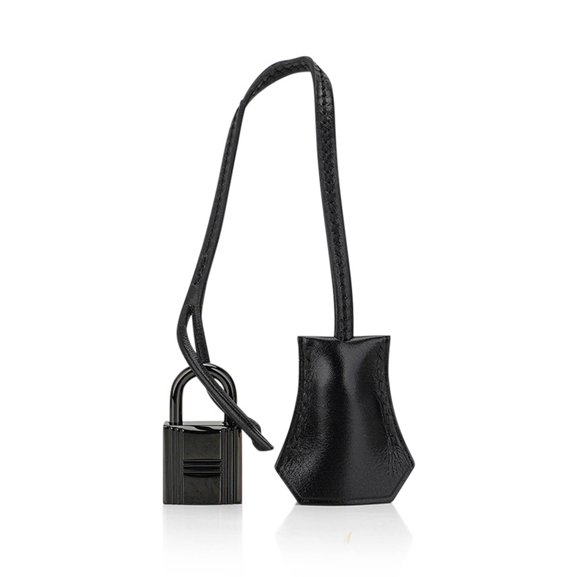 Limited Edition Kelly 32 Bag So Black Box Leather