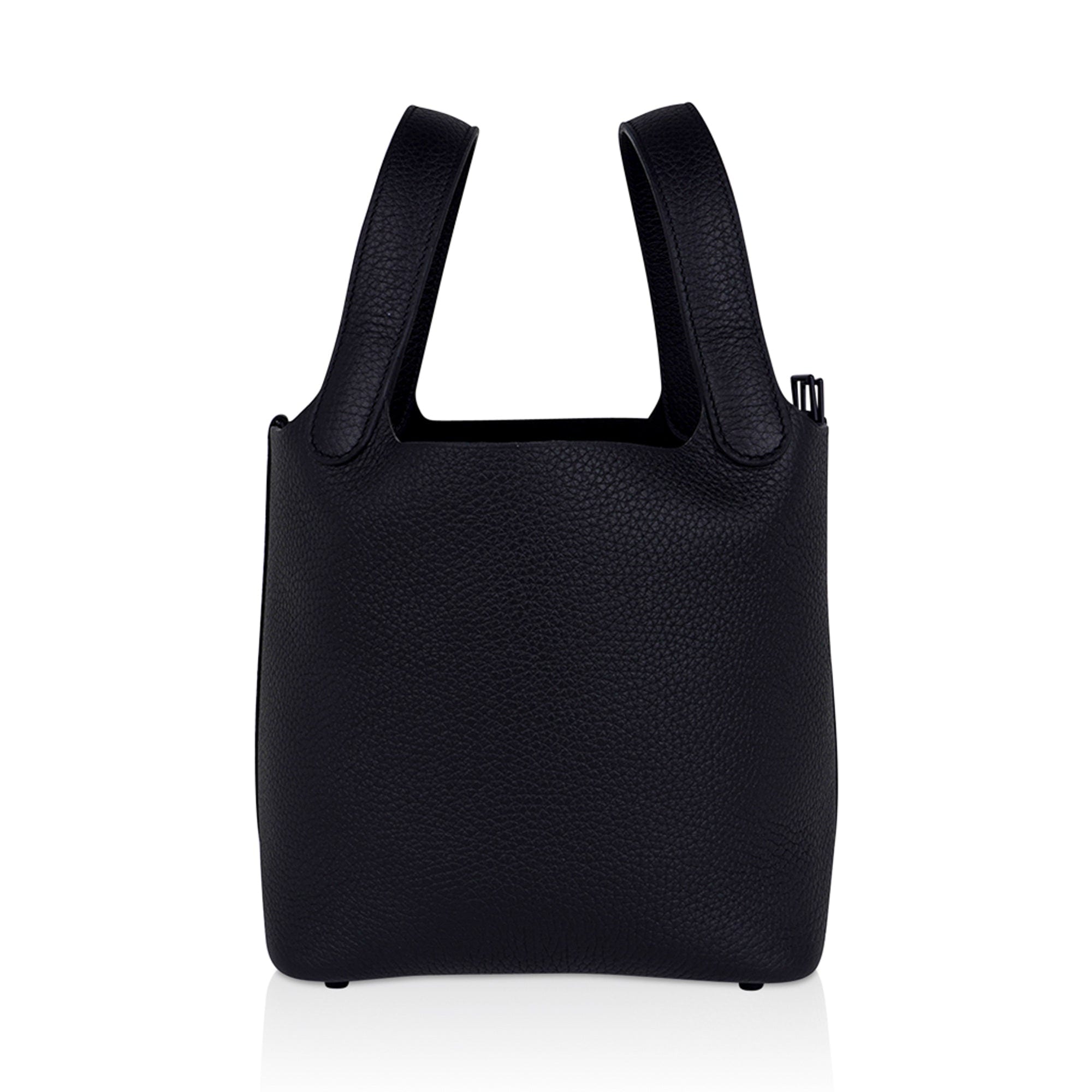 So Black Picotin Lock 18 Tote Bag Limited Edition