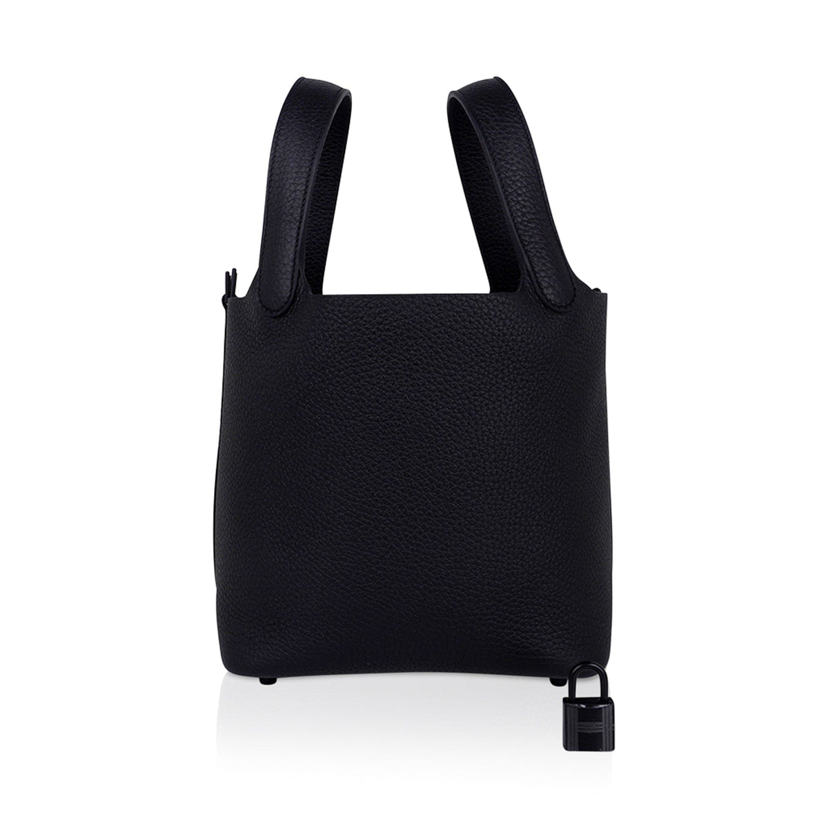 So Black Picotin Lock 18 Tote Bag Limited Edition