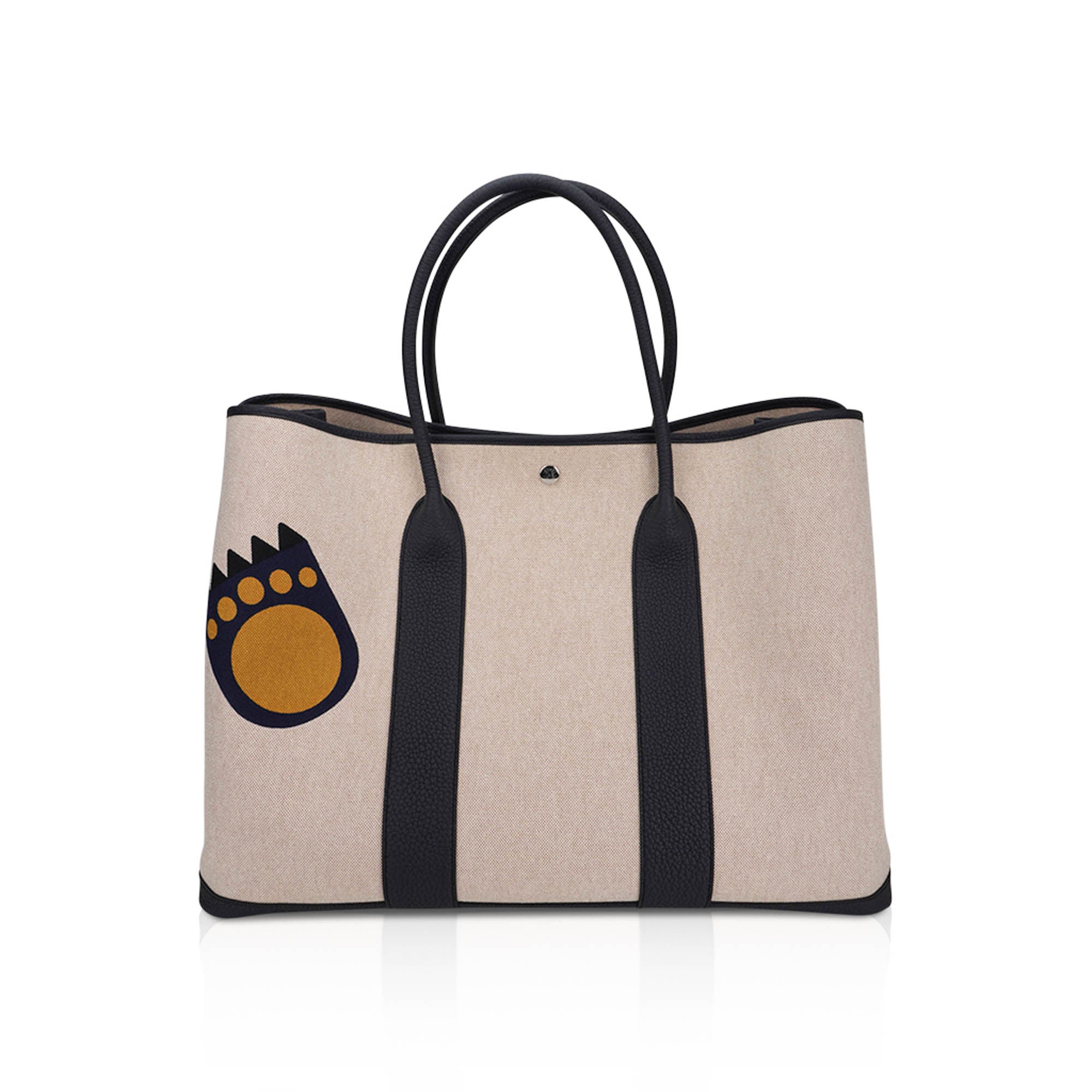 Garden Party 49 Voyage Bag Teddy H Motif H Plume Canvas