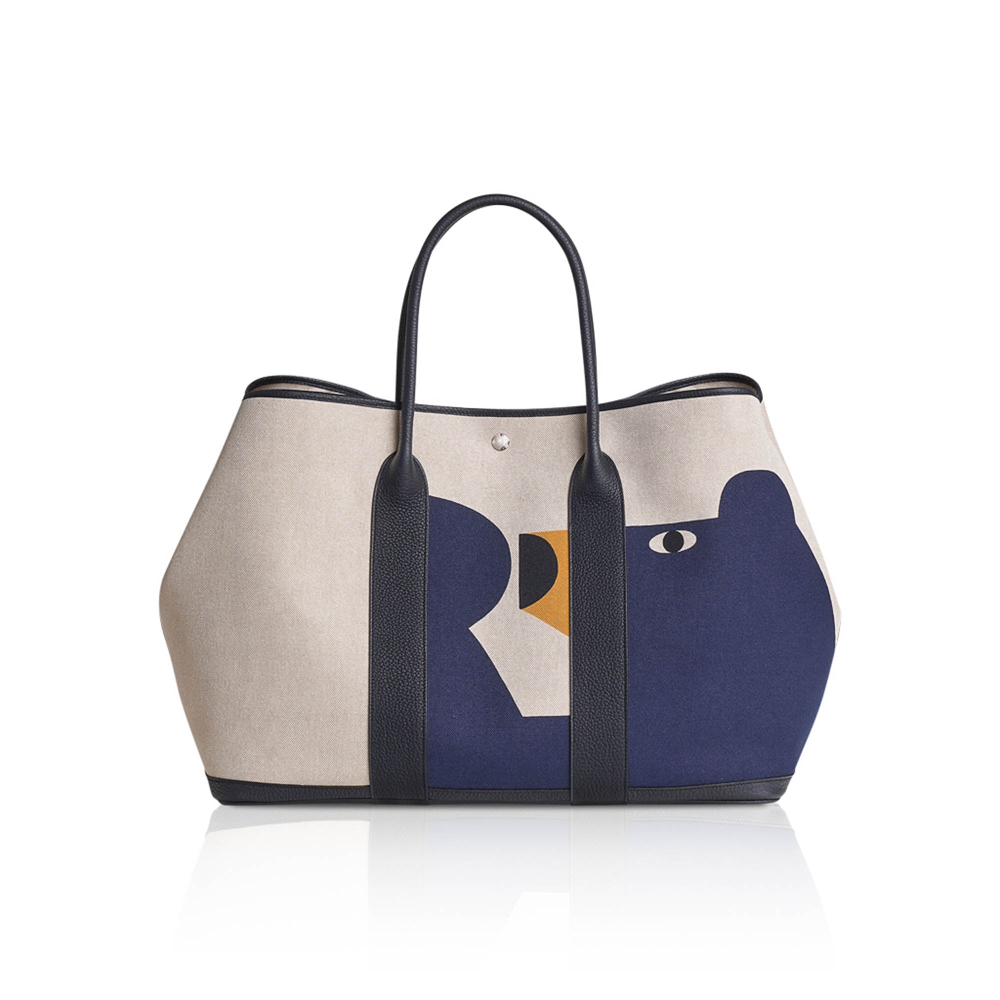 Garden Party 49 Voyage Bag Teddy H Motif H Plume Canvas